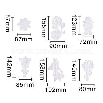 АЬс пластиковые pegboards PH-DIY-P001-04-1