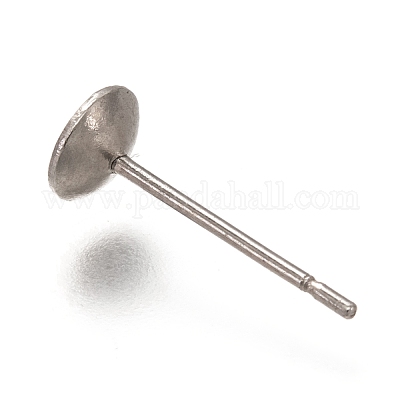 Серьги-гвоздики из нержавеющей стали 304 STAS-P263-01D-P-1