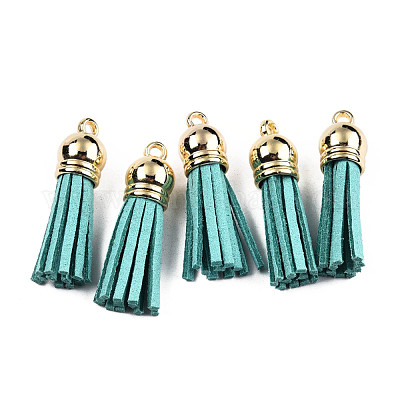 Искусственные замши кисточкой подвесные украшения FIND-T002-B37-1