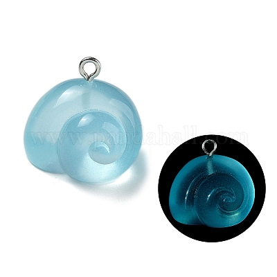 Подвески из люминесцентной смолы RESI-R452-02B-1