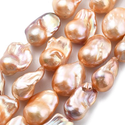 Натуральные нити нуклеированных грушевидных бусин PEAR-B004-15M-06B-1