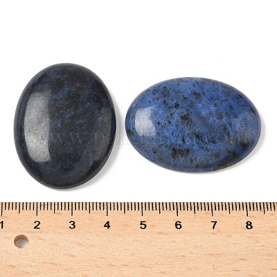 Природные дюмортьеритовые кварцевые кабошоны G-C189-03-1