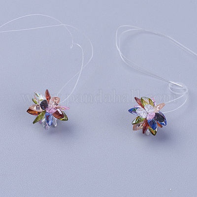 Стеклянные бусины тканые EGLA-L014-21E-1