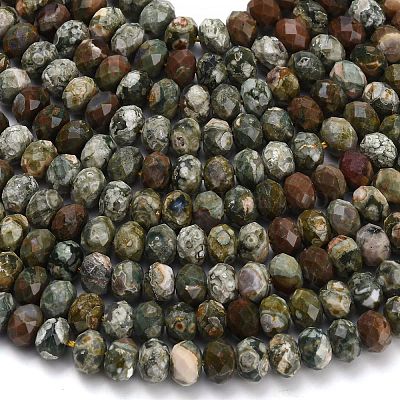 Природные риолитом яшмы бисер нитей G-Z111-A14-01-1