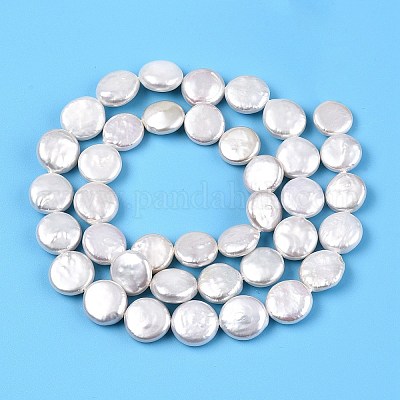 Природные Кеши жемчуг пряди PEAR-S018-07C-1