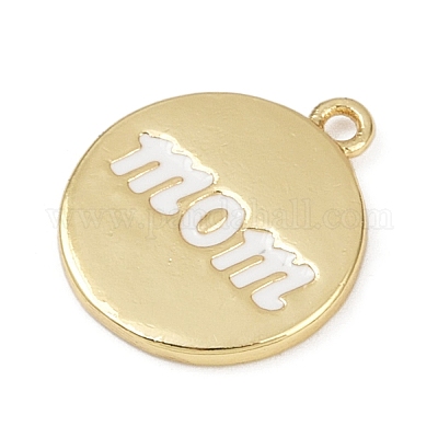 Латунные эмалевые подвески на день матери KK-R224-07G-1