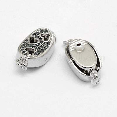 Застежки латунные коробки KK-G323-05A-P-NR-1