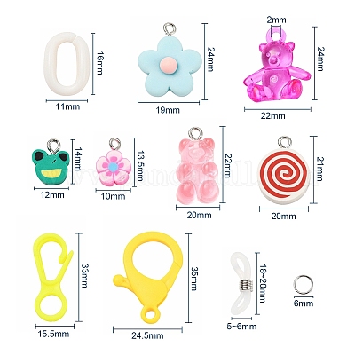 Наборы для изготовления очков / цепочек для масок своими руками DIY-YW0002-81-1