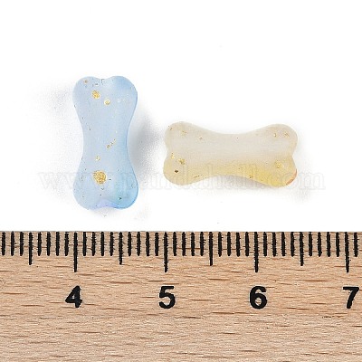 Прозрачные акриловые бусины градиентного цвета X1-OACR-M023-01K-1