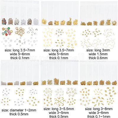 5 набор кабошонов из сплава MRMJ-OC0003-02-1