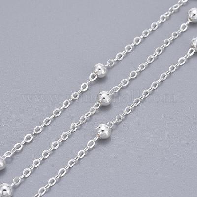 Латунные плоские овальные кабельные цепи X-CHC018Y-S-1