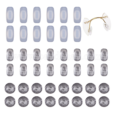 24 комплект 3-х стильных силиконовых носоупоров для очков FIND-GF0004-33-1