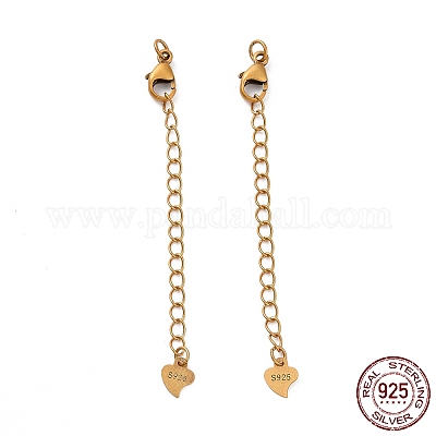 925 удлинитель цепи из стерлингового серебра STER-D036-37AG-1