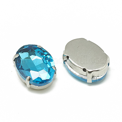 Шить на горный хрусталь RGLA-T091-8x10mm-12P-1