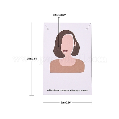 Картонных карт дисплей ювелирных изделий CDIS-H002-02-1