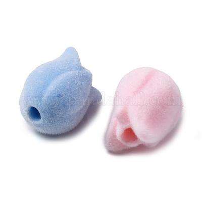 Бусины из флокированной смолы FIND-S001-07-1