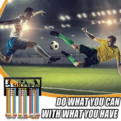 Прямоугольный железный держатель для медалей ODIS-WH0052-023-1