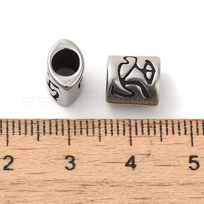 12 шт. овал с созвездием из нержавеющей стали 304 STAS-E215-05AS-M-1