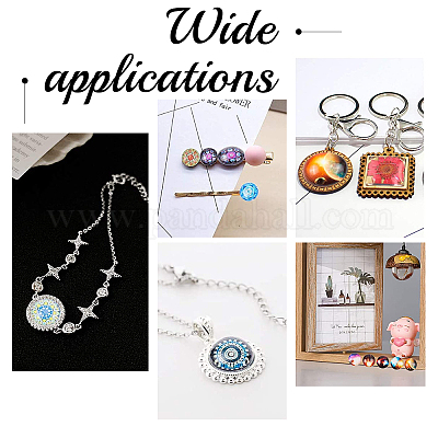 100шт стеклянные кабошоны GLAA-PH0001-16B-1