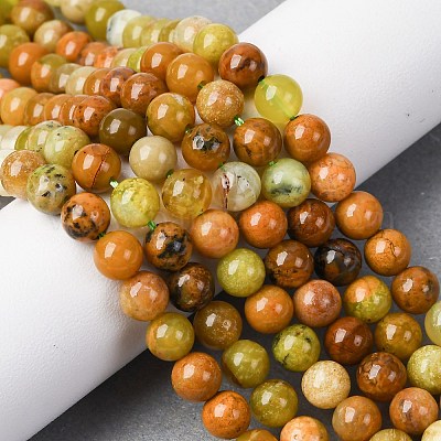 Естественный зеленый опал бисер нитей G-K245-A17-A02-1