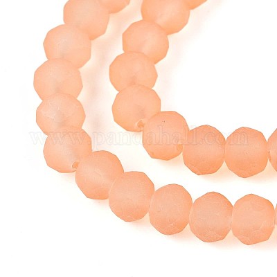 Нити стеклянных бусин FGLA-N003-6mm-06-1