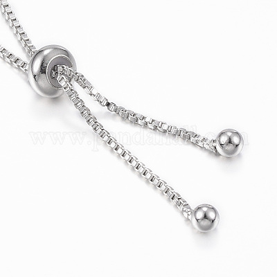 Регулируемые латунные браслеты-слайдеры из циркония BJEW-E317-43P-1