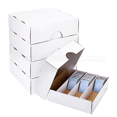 4 scatola di imballaggio in carta a griglia&nbsp;CON-WH0089-249A-1
