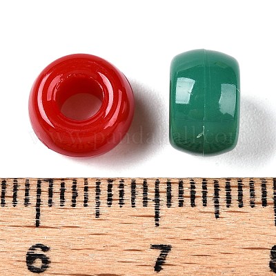 Непрозрачные пластиковые бусины KY-T025-01-M01-1