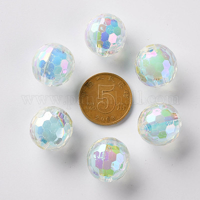 Perles en acrylique transparente&nbsp;TACR-S152-14B-A07-1