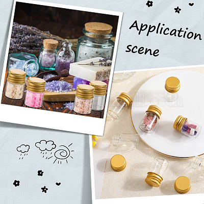 Четкие стеклянные бутылки шарик контейнеры CON-SC0001-11G-05-1