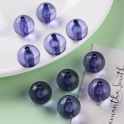 Прозрачные акриловые бусины MACR-S370-A16mm-752-1