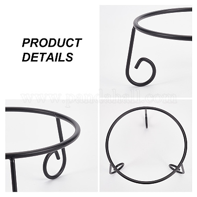 Подставка для дисплея с железным хрустальным шаром AJEW-WH0258-745B-1