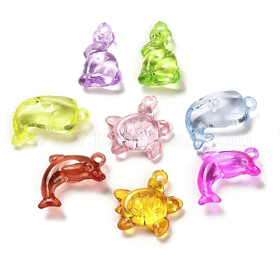 Прозрачные акриловые подвески&nbsp;OACR-Z016-24-1