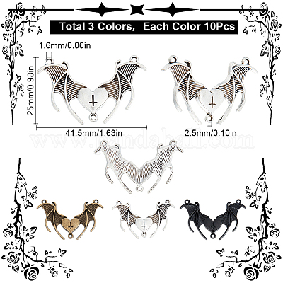 30 шт. 3-цветные литые компоненты люстры соединения FIND-SC0006-89-1