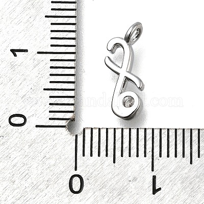 Латунные микро проложить кубического циркония подвески KK-B132-12P-F-1