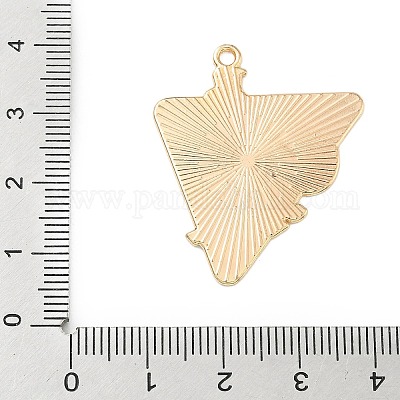 Подвески из спортивного сплава с эмалью ENAM-I074-01G-19-1