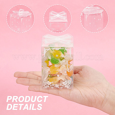 Складные прозрачные ящики для хранения из ПВХ CON-WH0095-63-1