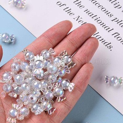 Perles en acrylique transparente&nbsp;TACR-S152-03B-SS2113-1