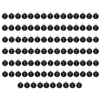 Подвески из эмали и сплава ENAM-SZ0001-28C-A-1