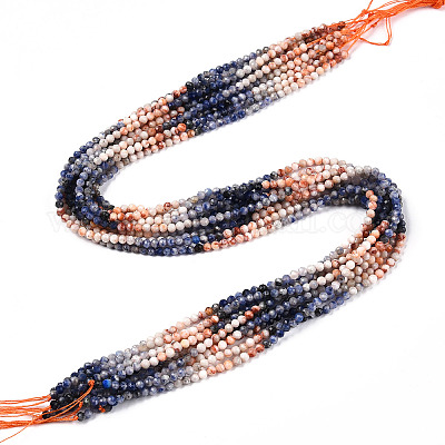 2 Braccialetti Con Pietre Naturali 6mm | Bracciali Elastici Donna | Gioielli Cristallo Reiki | Regalo Benessere Compleanno Natale