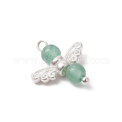 10 шт. подвески из бисера из натуральных и синтетических смешанных драгоценных камней в 10 стилях PALLOY-JF03635-1