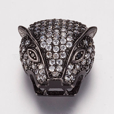 Латунные микро проложить кубического циркония слайд подвески ZIRC-F050-48-1