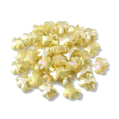 Гальванические стеклянные бусины EGLA-P059-01B-AB07-1