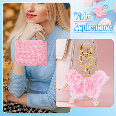 2 моток полиэфирной пряжи DIY-MB0003-08-1