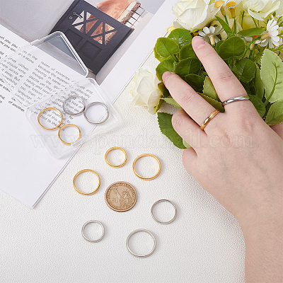 Кольца из нержавеющей стали 304 с плоскими гладкими полосами STAS-UN0017-91P-1