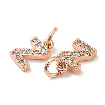 Латунь микро проложит класс Aaa кубического циркония подвески ZIRC-P067-11RG-Z-NR-1