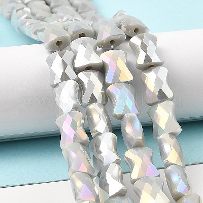 Нити стеклянных бусин ab цветной пластины EGLA-P051-06A-B10-1