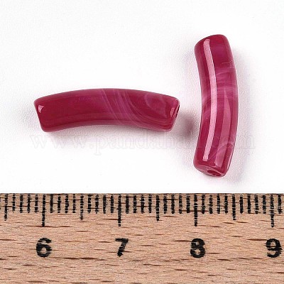 Двухцветные акриловые бусины MACR-ZX025-24-1