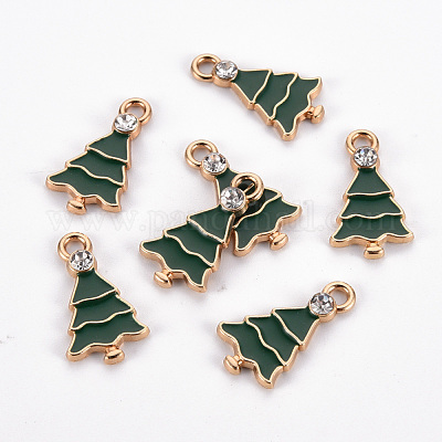 Подвески из экологически чистого сплава с эмалью ENAM-T011-70-NR-1