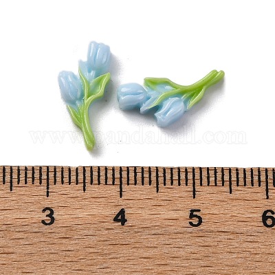 Светящиеся и двухцветные смоляные декодированные кабошоны RESI-Z032-02E-1